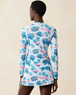 Island Cays Tropical Oasis Rash Guard