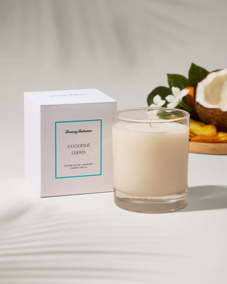 Island Glow Luminary Candle Refill - Coconut Oasis