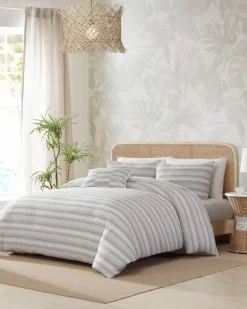 Island Micro Waffle 4-Piece Full/Queen Comforter Set
