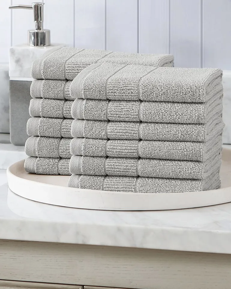 Island Retreat 12-Piece Wash Towel Set