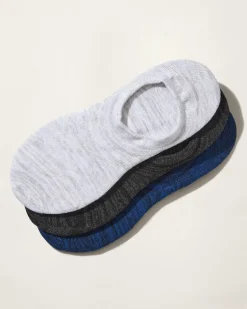 IslandZone® Heel Grip No-Show Socks - 3 Pack