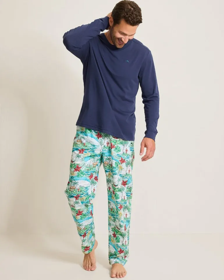 Jersey Long Sleeve & Pants Pajama Set