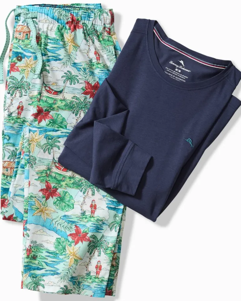 Jersey Long Sleeve & Pants Pajama Set