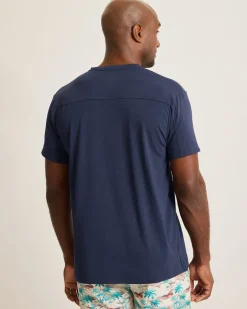 Jersey Short-Sleeve Henley