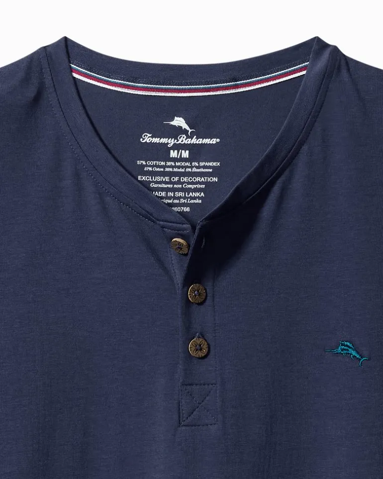 Jersey Short-Sleeve Henley