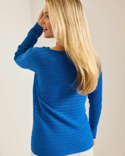 Jewel Bay Sequin V-Neck Sweater