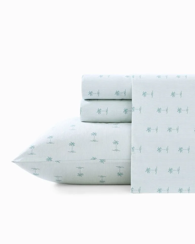 Kew Palms 4-Piece King Sheet Set