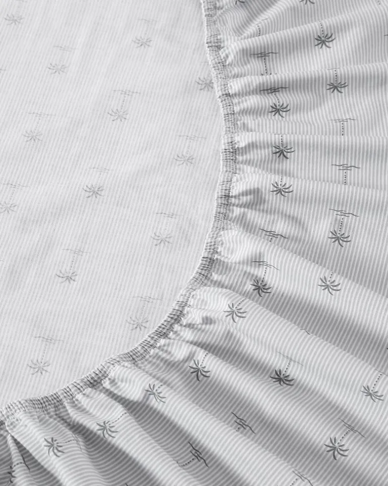 Kew Palms 4-Piece King Sheet Set