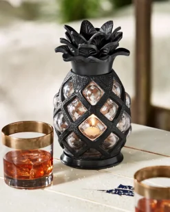 Large Glass Pineapple Votive Holder