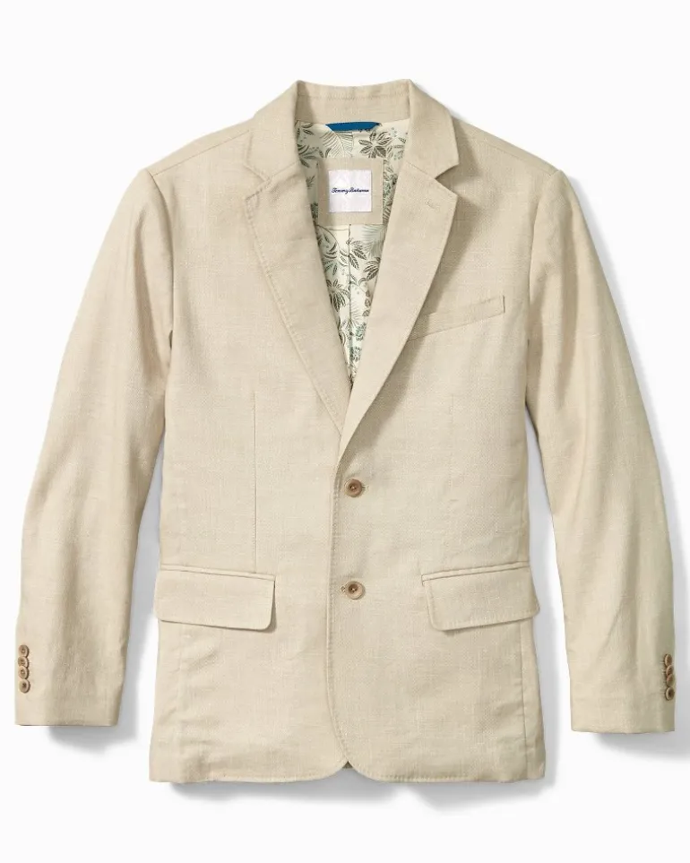 Latigo Beach Linen-Blend Blazer