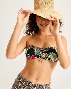 Lily Cat Bandeau Bikini Top