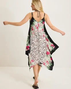 Lily Cat Scarf Coverup Dress