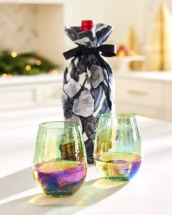 Luster Stemless Wine Glasses — Set of 2