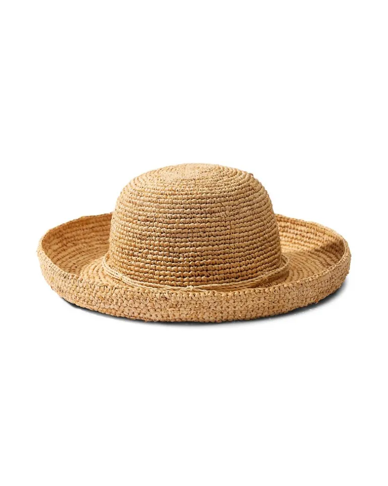 Maria Packable Raffia Upturn Hat