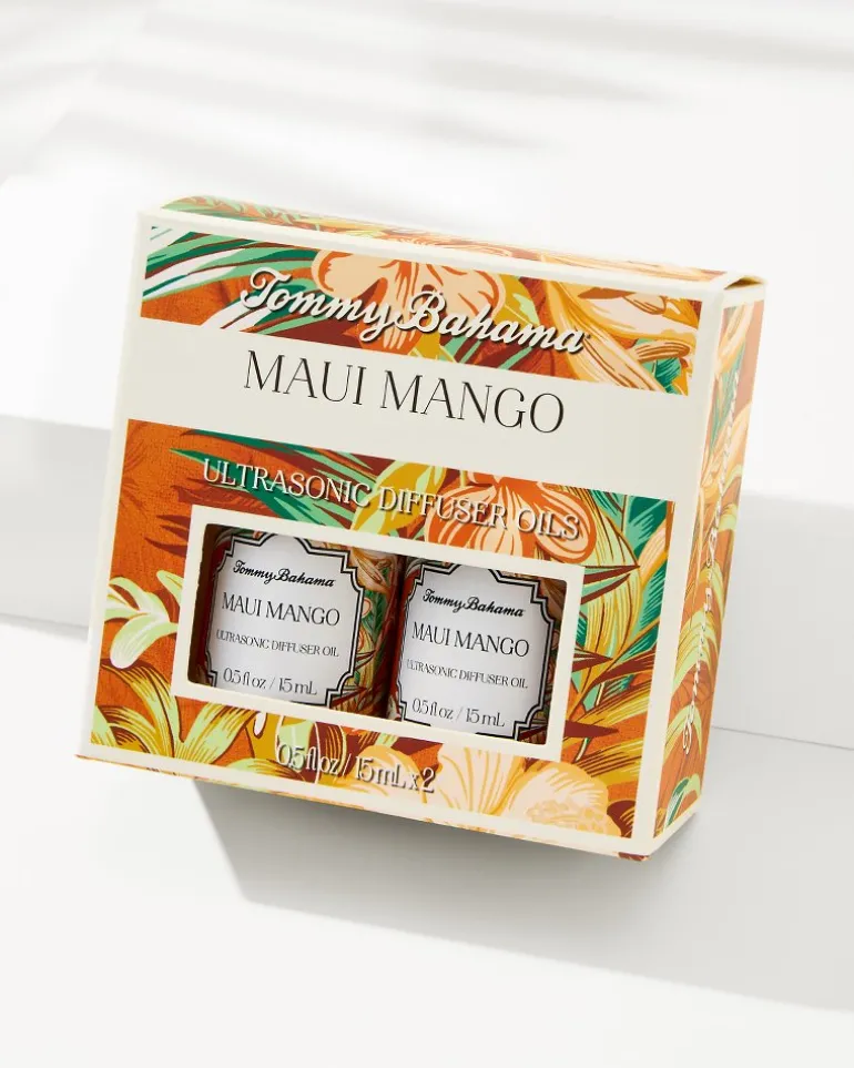 Maui Mango Ceramic Pineapple Diffuser Oil Refill Set
