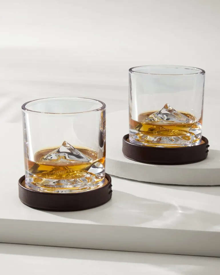 Mt. Everest Whiskey Glasses—Set of 2