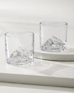 Mt. Everest Whiskey Glasses—Set of 2
