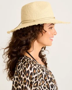 Packable Fringed Continental Hat