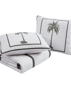 Palm Island King Quilted King Sham