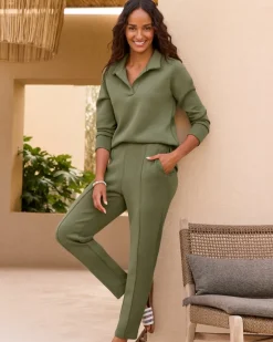 Palm Voyage Pintuck Pants