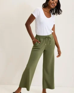 Palm Voyage Wide-Leg Pants