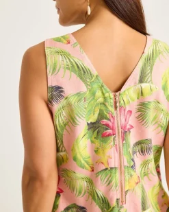 Palm-A-Dora Frond Royal Sheath Dress