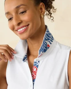 Paradise Piqué Sleeveless Polo