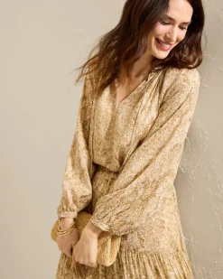 Playa Python Peasant Top