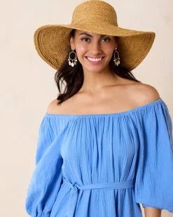 Raffia Braided Floppy Hat