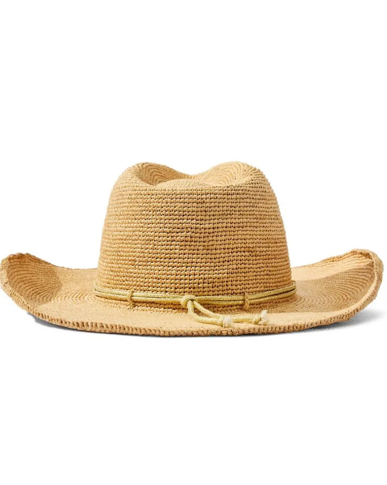 Raffia Crochet Cowboy Hat