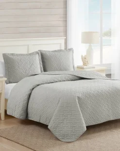 Raffia Solid 2-Piece Twin Quilt Set