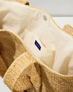Raffia Traveler Tote