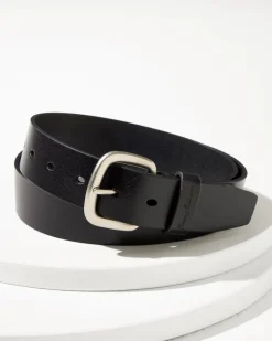 Raw Edge Leather Belt