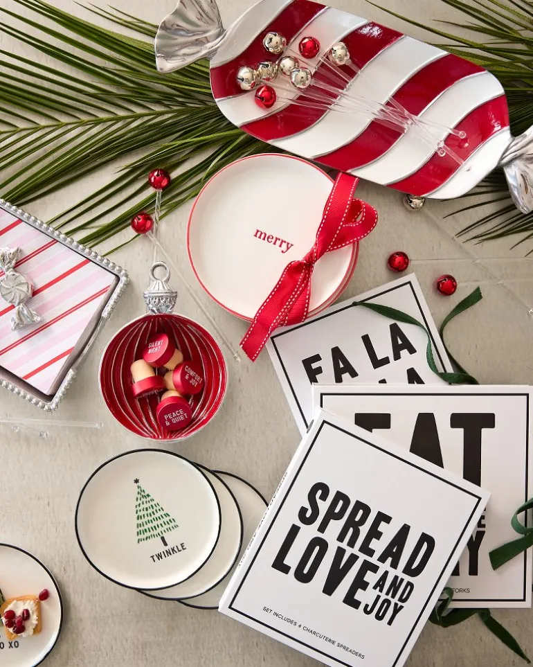 Red Ornament Candy Dish