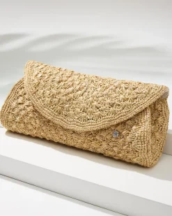 Rimini Raffia Clutch