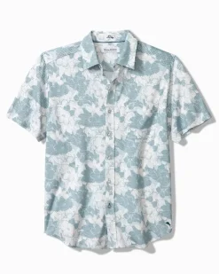 San Lucio Cali Blooms Stretch Knit Shirt