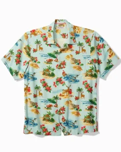 Santa Shores Silk Camp Shirt