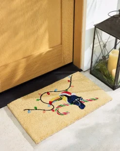 Santa's Toucan Coir Door Mat