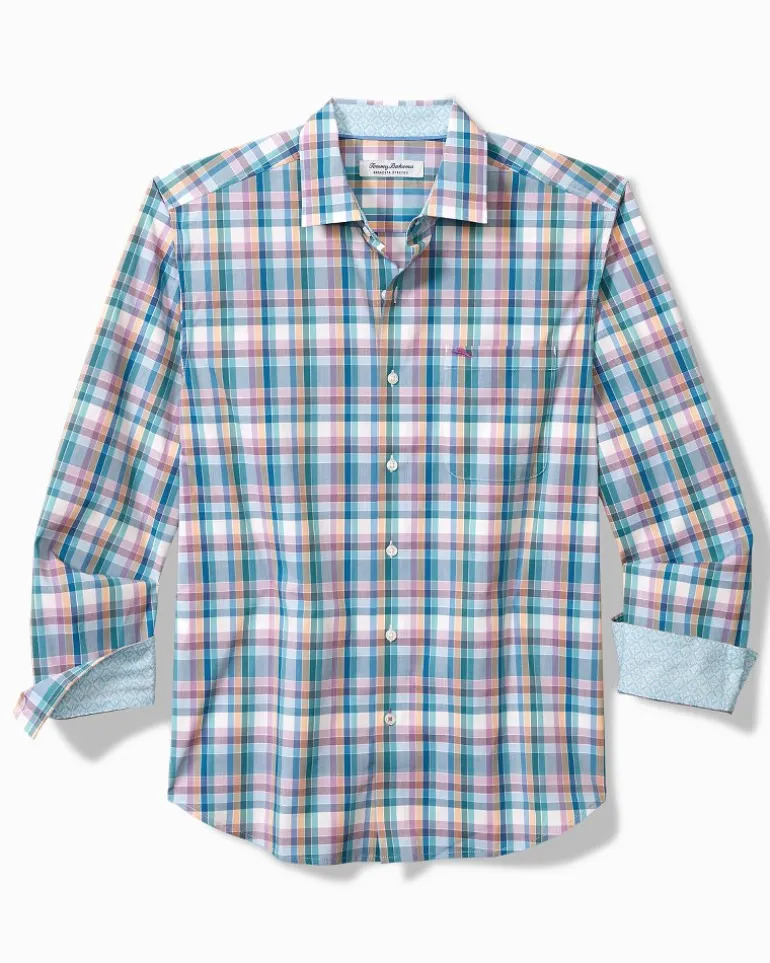 Sarasota Stretch Los Reyes Check IslandZone® Shirt