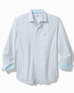 Sarasota Stretch Marina Stripe IslandZone® Shirt