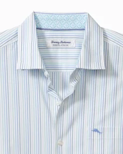 Sarasota Stretch Marina Stripe IslandZone® Shirt