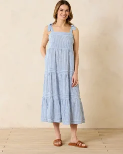 Shoreline Stripe Coverup Dress