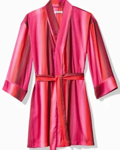 Short Satin Robe