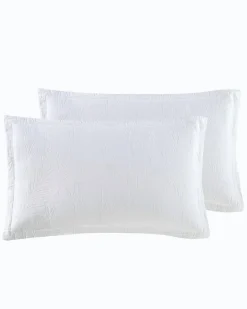 Solid Costa Sera 2-Piece King Quilted Sham Set