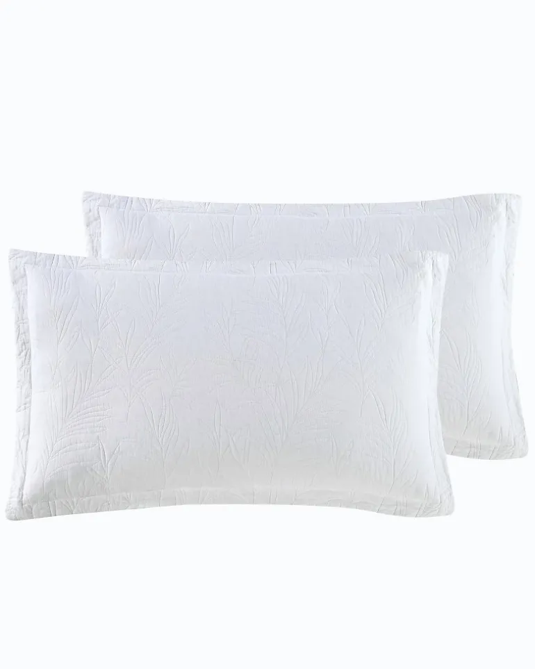 Solid Costa Sera 2-Piece King Quilted Sham Set