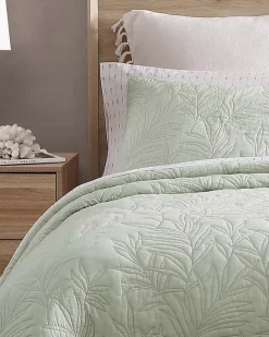 Solid Costa Sera 2-Piece King Quilted Sham Set