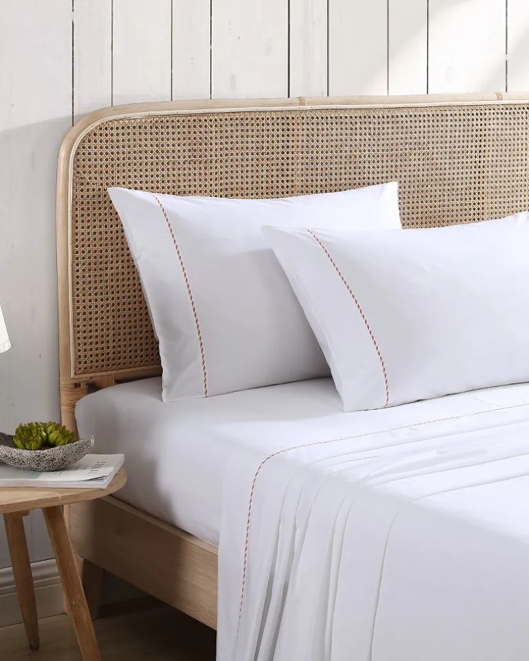 Solid 4-Piece Queen Sheet Set - Orange