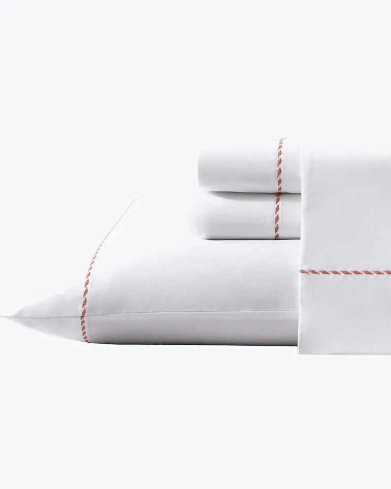 Solid 4-Piece Queen Sheet Set - Orange