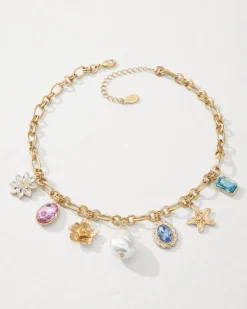 Tidal Treasure Multi-Charm Statement Necklace