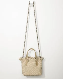 Tiny Mini Fringe Woven Tote